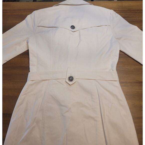 Yoana Baraschi Silk Blend Utility Midi Dress Khaki Size 6 Belted EUC - Picture 4 of 13